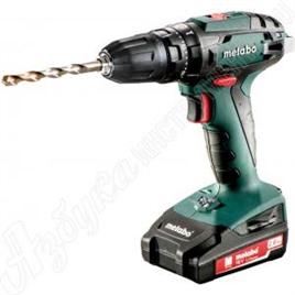 Аккумуляторный ударный винтоверт SB 18, 2 х 2,0 Ач,13 мм, METABO, 602245500