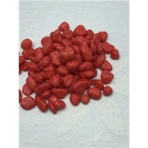 Грунт декоративный цветной упаковка 350 грамм. Цвет: ярко красный (hot red)