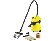 Пылесос Karcher WD3, 1400Вт, 17 л, жёлтый/чёрный