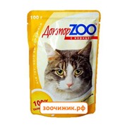 Влажный корм Dr.Zoo для кошек курица (100 гр) (9002)
