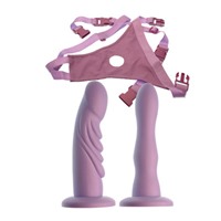 Dream Toys фаллос 17,8, фиолетовый
Поясной, с двумя фаллосами