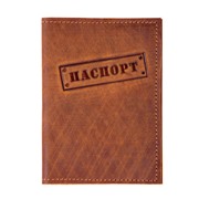 Обложка на паспорт (темно коричн.)