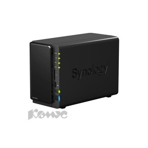 Система хранения данных Synology DS214play (1,6ГГц/1Гб/принт/FTP/ip/без д-в) на 2HDD