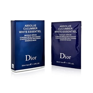 Маска для лица Dior "Absolue Cucumber White Еssentiel" 35 ml 6 шт в коробке