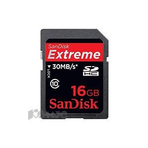 Карта памяти SanDisk Extreme SDHC 16GB Class10 UHS-I(SDSDX-016G-X46)