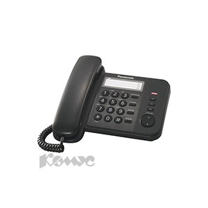 Телефон Panasonic KX-TS2352RUB чёрный