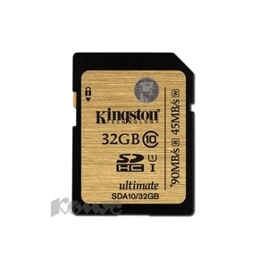 Карта памяти Kingston SDHC 32GB Class 10 UHS-I Ultimate(SDA10/32GB)
