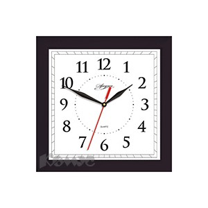 Часы Apeyron PL 02.002 чёрные, квадратные,пластик
