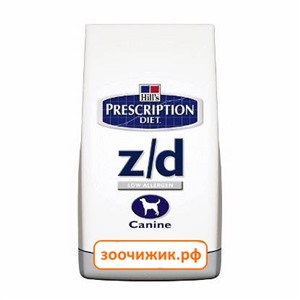 Сухой корм Hill's Dog z/d Ultra для собак (лечение аллергии) (3 кг)