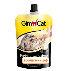 Лакомство"Gimpet" для кошек молочный пудинг со сливками, 150гр,