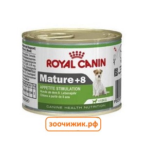 Консервы Royal Canin Mature+8 mousse для собак (для взрослых старше 8 лет) (195 гр)