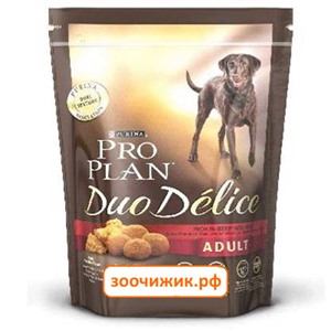 Сухой корм Pro Plan Duo Delice для собак (для взрослых, для всех пород) говядина+рис (700 гр)