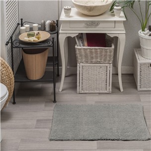 MANDI (серое) Коврик для ванной кружевной 50х80