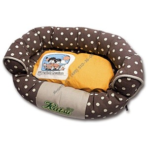 Катсу Лежак -диван  "Фьюжн"  шоколадный (разм.М)  75х50х20(cm)
