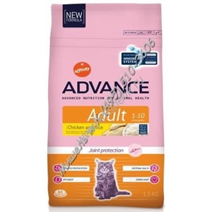ADVANCE Cat Adult С&R сух. 400 г для взрослых кошек курица с рисом (1х8)