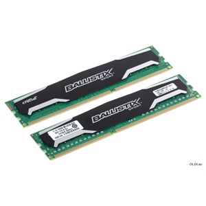 Память Crucial 16GB kit (8GBx2) DDR3 (BLS2CP8G3D1609DS1S00CEU)