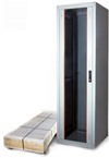 Шкаф монтажный напольный 19" EcoLine 42U 600x800x2040 стекл. дверь