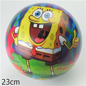 Мяч FPB-9(SB) Губка Боб квадратные штаны 23см. в сетке
