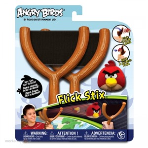 Игровой набор Angry Birds на ловкость, 2рогатки-ракетки и красн мяч 817758237028