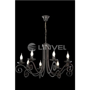 				Linvel LV 8180/8 ант. медь Е14 60W Люстра
