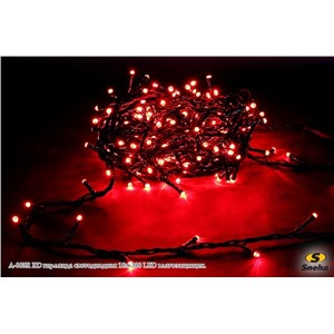  Sneha A-003R RD гирлянда светодиодная 18м 300 LED влагозащищен.