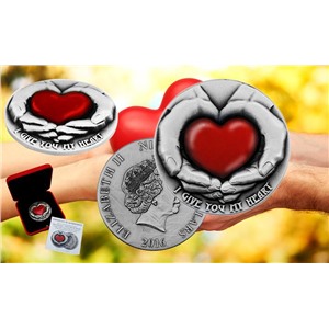 Монета "Я отдаю тебе свое сердце"