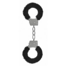 Пушистые наручники OUCH! Black SH-OU002BLK
