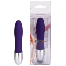 Фиолетовый вибратор Discretion Probe - 11 см.