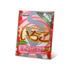 Презервативы Sagami Xtreme Strawberry 1`S