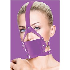 Кляп Leather Mouth Purple OUCH! SH-OU148PUR