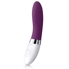 Фиолетовый перезаряжаемый вибромассажер Liv 2 Plum - 17,4 см.