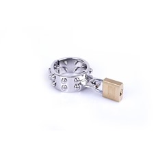 Кольцо фиксатор на пенис для любителей проколов Cylinder - Spikes - L 5,5 см