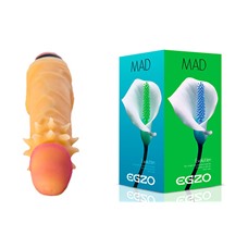 Вибратор-реалистик Egzo Flower 17,5 см.