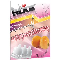 Презервативы Luxe Trio Сексреаниматор (абрикос), 3 шт.