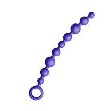Большая фиолетовая анальная цепочка Joyballs Anal Wave - 29,8 см.