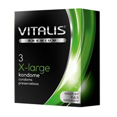 Презервативы увеличенного размера VITALIS PREMIUM x-large - 3 шт.