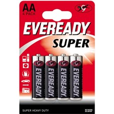 Батарейки EVEREADY SUPER R6 типа AA  - 4 шт.