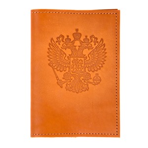 Обложка на паспорт Герб(беж)