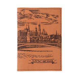 Обложка на паспорт Москва (св. корич.)