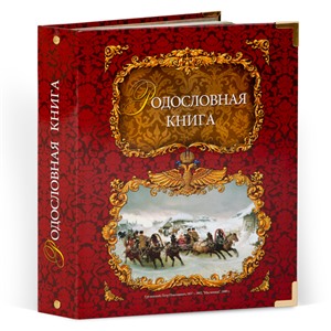 Родословная книга Тройка карт.облож. (подар.упак.) 