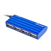 Хаб USB2.0 SmartBuy SBHA-6810B голубой 4 порта
