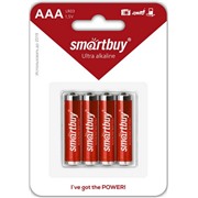 Батарейка Smartbuy LR03 / AAA  BL4 (4/48)