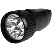 Фонарь Smartbuy аккумуляторный светодиодный SBF-44-B с прямой зарядкой / 5LED / черный