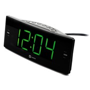 Радиобудильник Harper HCLK-2044 green led Радио AM/FM, дисплей - 1.8".