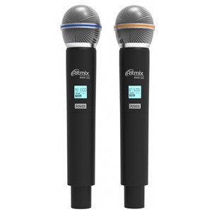 Микрофон Ritmix rwm-222 Беспроводной вокальный, 2шт
