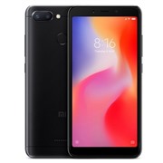 Сотовый телефон XIAOMI Redmi 6 4Gb RAM 64Gb Black LTE 5,45"HD+1440*720,4/64Gb,12-5Mp+5Mp,Fingerprint