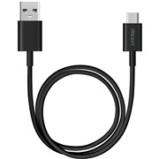 Кабель Deppa (72206) USB-C черный, 1.2м, USB 3.0