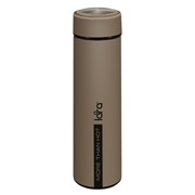 Термос LARA LR04-20 бежевый 420мл, soft touch, фильтр ситечко