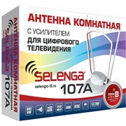 Антенна комнатная Selenga 107A активная, 33 дБ