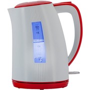Чайник POLARIS PWK 1790CL  бело-красный 2200 Вт, 1,7, литра, пластик